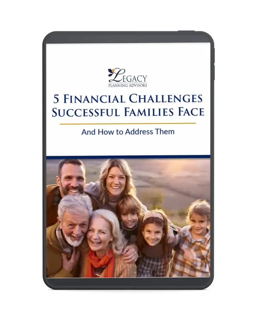 5 Financial Challenges Successful Families Face—and How to Address Them tablet mockup